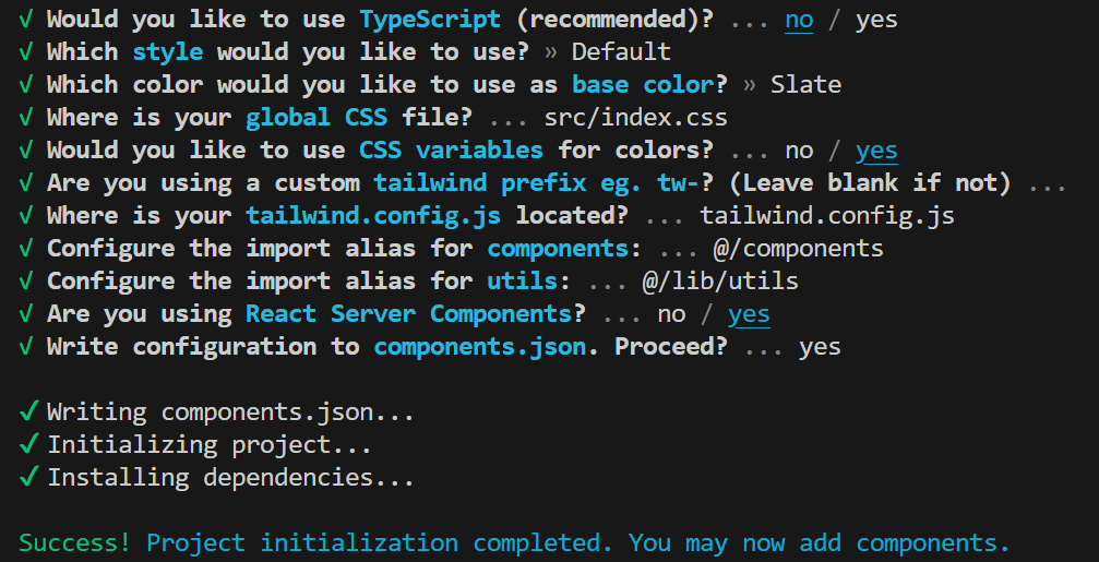 图片[4]-React+Vite+Shadcn/UI 安装教程 – Javascript-i4's Blog
